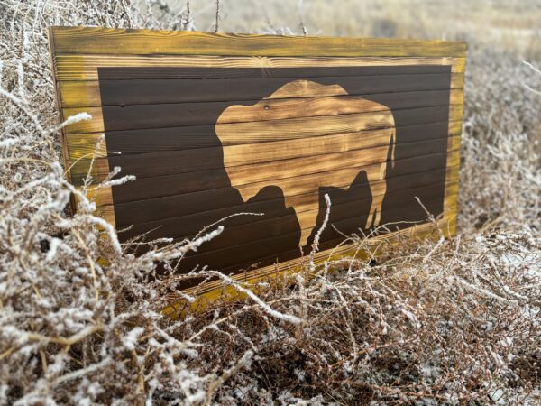 Classic Series: Wyoming State Flag Brown and Gold Edition